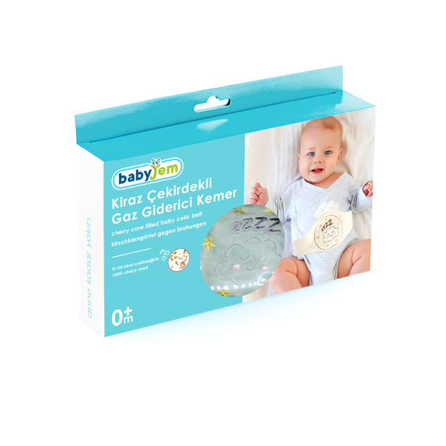Babyjem anticolic warm belt with cherry core 100% cherry seed