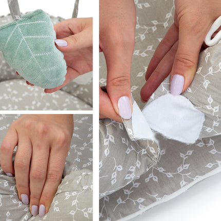 Babyjem babynest with toys