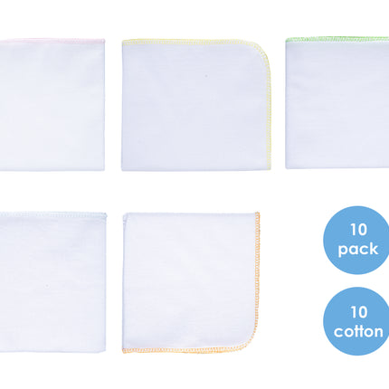 Babyjem baby hanky 10 pcs / white 28x28 cm