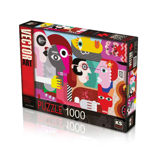 KS Strange People And Dirty Dog 1000 Piece Puzzle