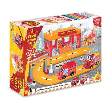 Dede Fire Department Road Set 50 Pieces