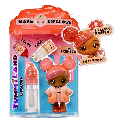 Yummiland Piper Peach Doll and Lip Gloss