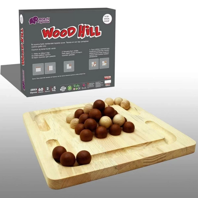 Wood Hill Wooden Pyramid Mind Intelligence Game