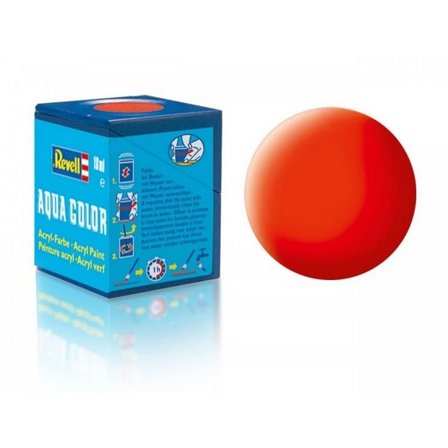 Aqua Color Luminous Orange - Matte Paint - 18 ml