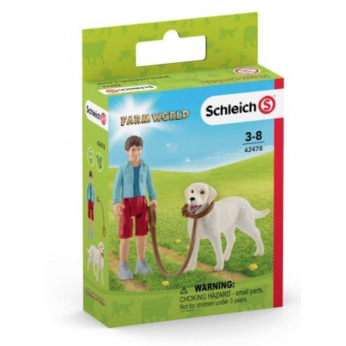 Schleich Labrador Walking Figure Toy