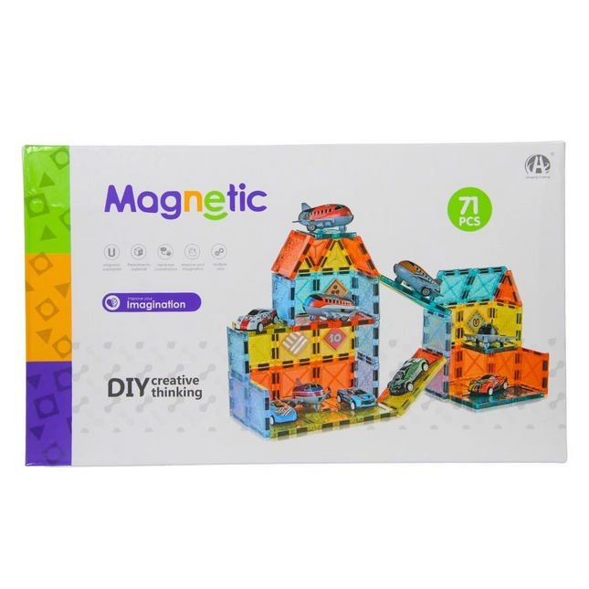Magnetic Tiles 71 Pieces