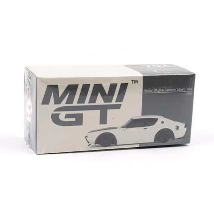 Mini GT 1/64 Nissan Skyline Kenmeri Liberty Walk White
