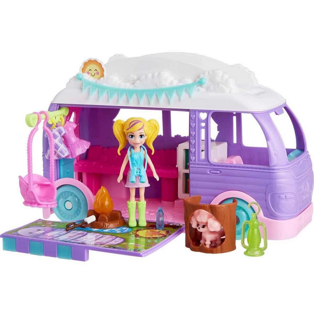 Polly Pocket Fun Caravan Play Set