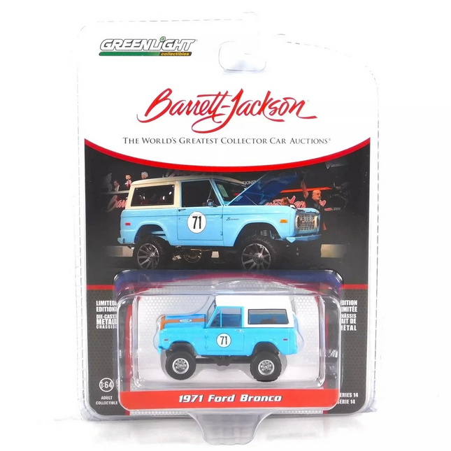 Greenlight 1/64 Barrett-Jackson Series 14- 1971 Ford Bronco 37310-F