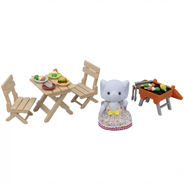 Sylvanian Families BBQ Picnic Elephant Girl 5640