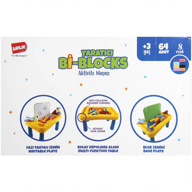 Bi-Blocks Creative Activity Table