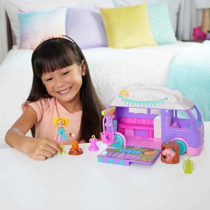Polly Pocket Fun Caravan Play Set