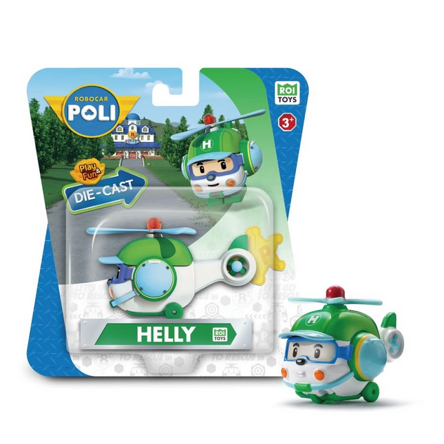 Robocar Poli Metal Vehicle Character Figure Helly