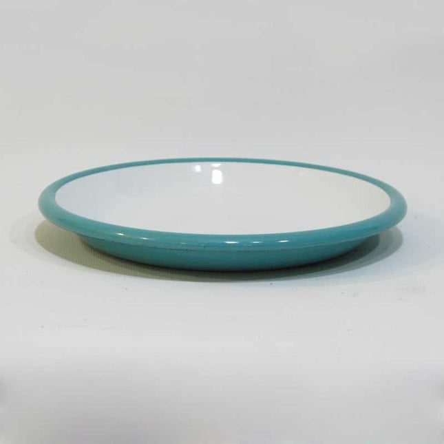 Enamel Plate 20 cm Turquoise