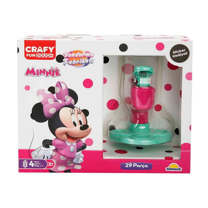 Minnie Ice Cream Factory Play Dough Set 200 gr 29 Pieces