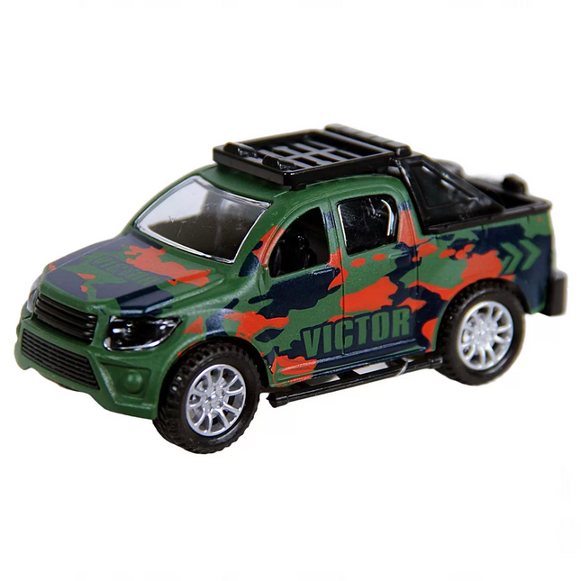 Metal Pull Back Safari Jeep K137A42