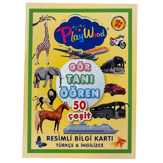 Playwood See-Know-Learn Educational Picture Flashcards