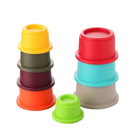LC Educational Round Colored Containers