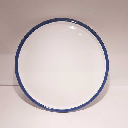 Enamel Pizza Plate 28 cm Navy Blue
