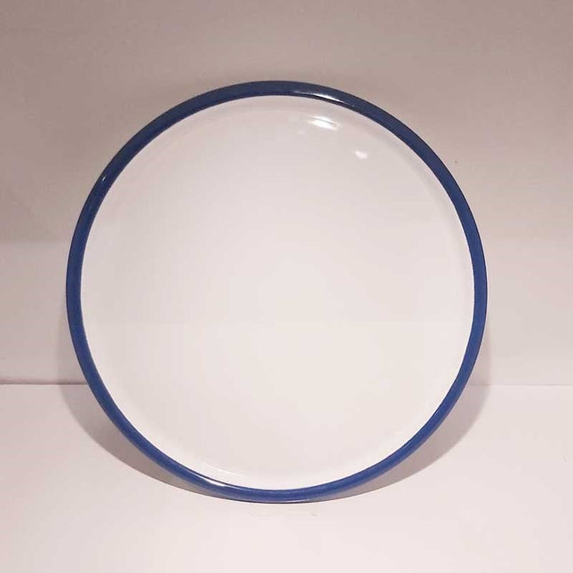 Enamel Pizza Plate 28 cm Navy Blue