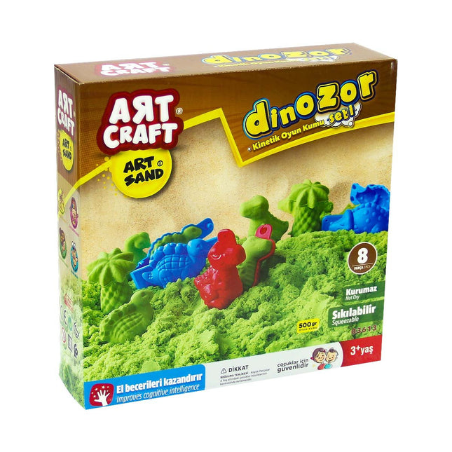 Dede Art Craft Dinosaur Kinetic Sand Set 500gr