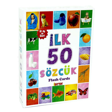 First 50 Words Educational Flash Card Game