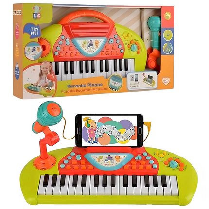 Multifunctional Piano with Karaoke, Music, Lights, MP3 Input and Microphone