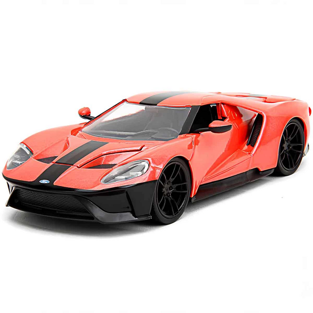 1:24 Jada Pink Slips 2017 Ford GT Metallic Orange Model Car