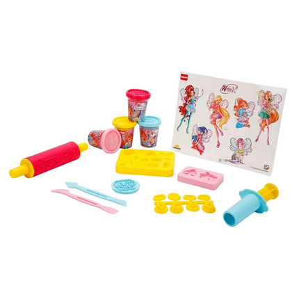 Winx Bag Play Dough Set 200 gr 20 Pieces