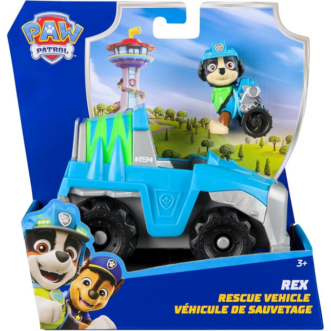 Paw Patrol Rex Rescue Vehicle and Figure