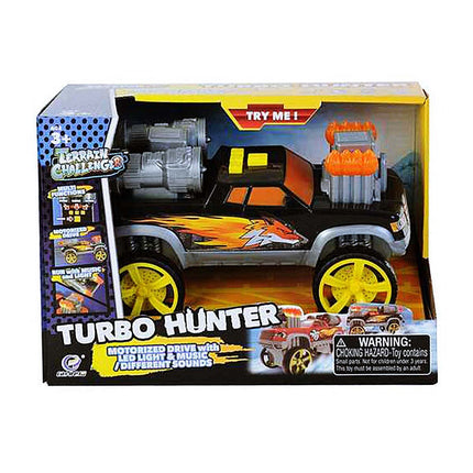 Turbo Hunter Battery-Powered Jeep with Lights and Sound
