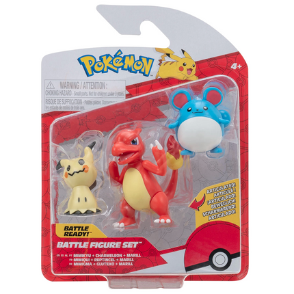 Pokemon Battle 3-Piece Figure Set