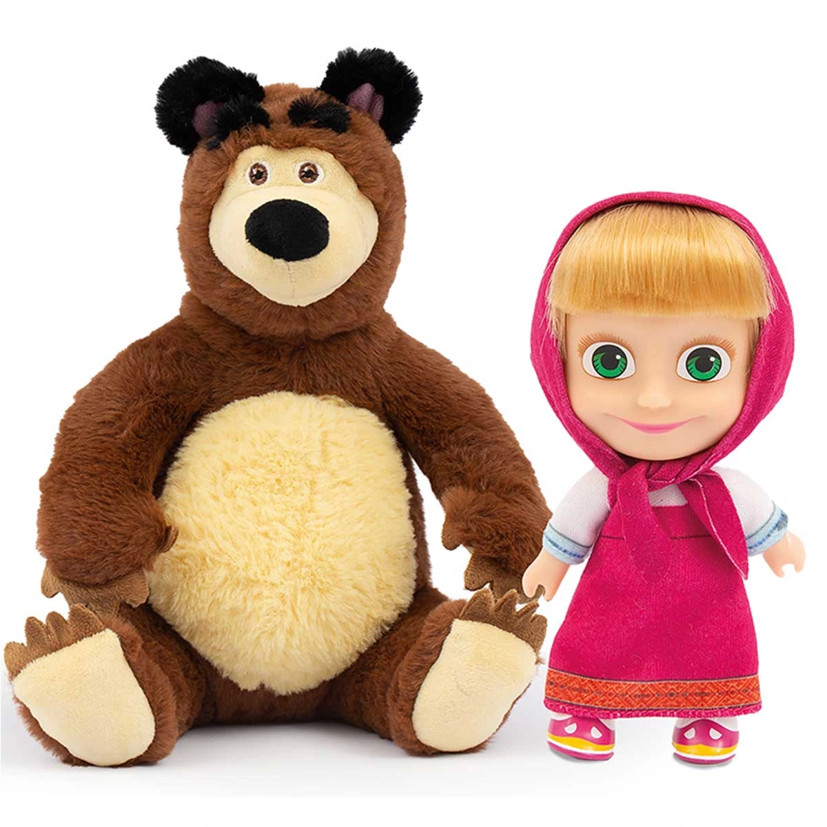 Masha and the Bear 20cm Plush 12cm Doll MHA21000