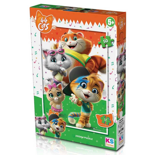KS Games 44 Cats 50 Piece Puzzle