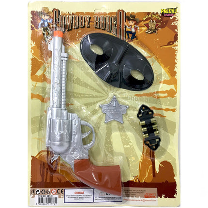 Cowboy Rodeo Sheriff Star Card Cowboy Set