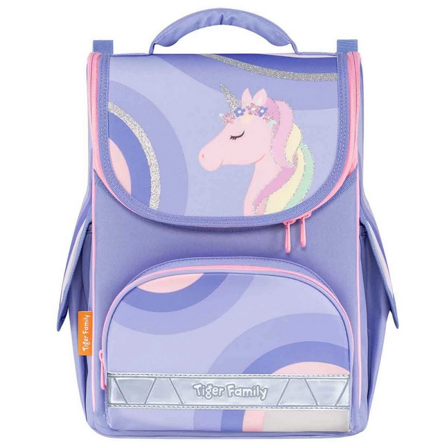 Colorful School Bag with Unicorn Pattern