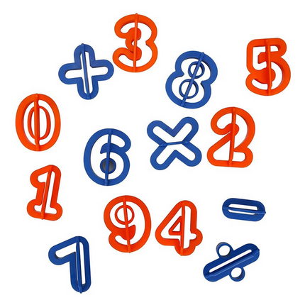 14 Piece Play Dough Mold Set – Numbers