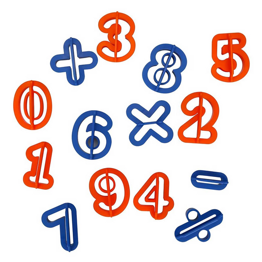 14 Piece Play Dough Mold Set – Numbers