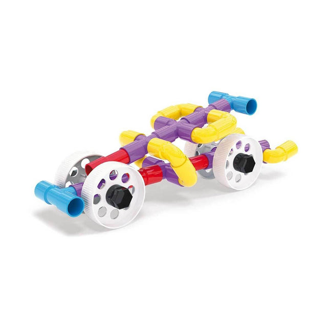 Quercetti Tubation Wheels Building Set 68 Pieces
