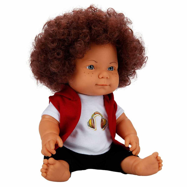 Curly Haired Curly Doll 35 cm
