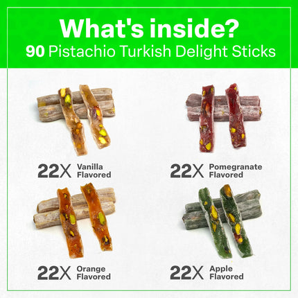 Eastanbul Turkish Delight Pistachio 32oz, Turkish Delights Assorted, Turkish Delights Candy in Souvenir Wooden Gift Box, Turkish Candy, Turkish Delight, Turkish Sweets, Luxury Food Gifts