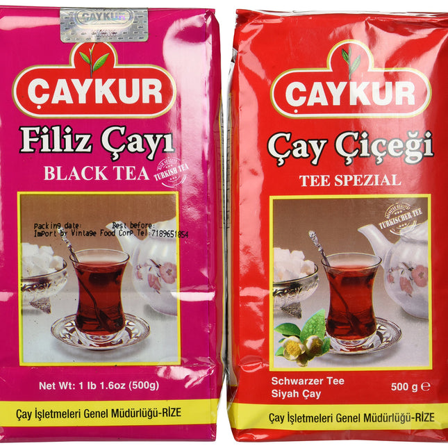 Turkish Black Tea Duo by Caykur - Filiz & Caycicegi