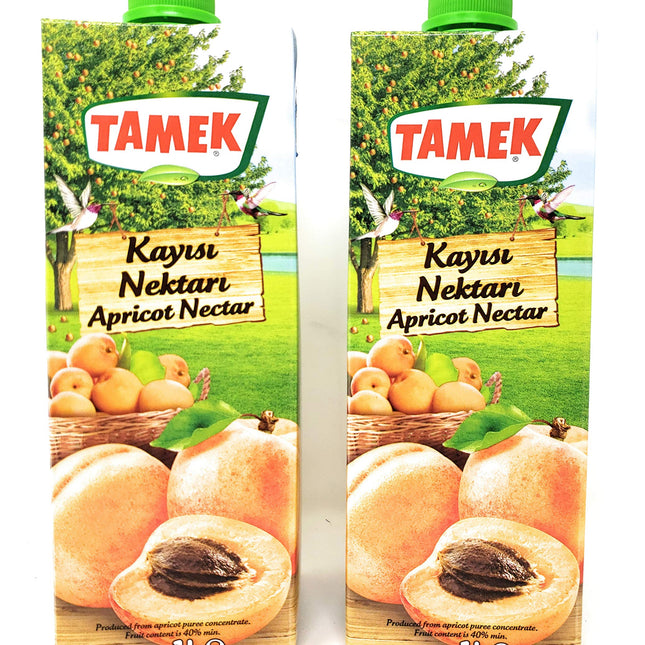 Tamek Apricot Nectar Juice (2 Pack, Total of 67.6fl.oz)