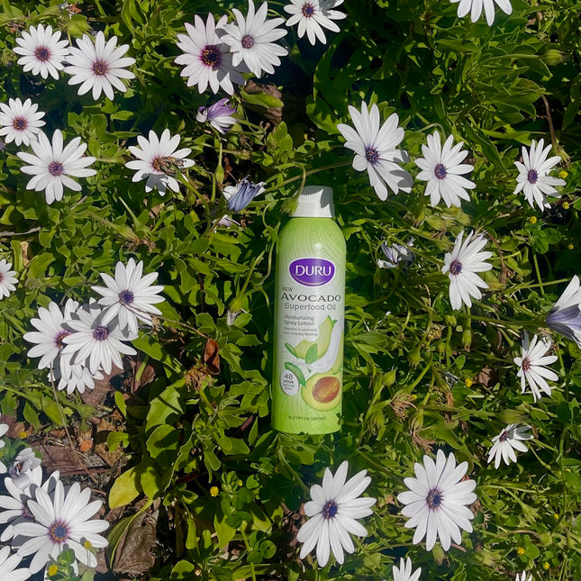 Duru Avocado Moisturizing Spray Lotion - Spray Moisturizer Avocado Oil Lotion 48 Hour Moisture Body Lotion