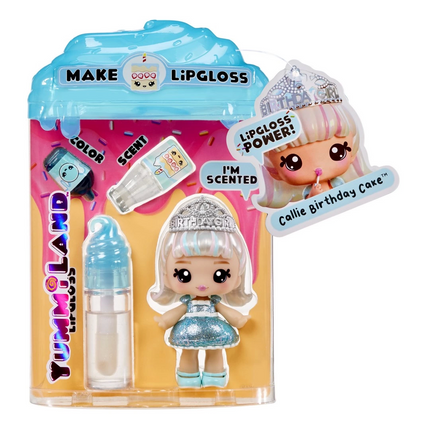 Yummiland Callie Birthday Cake Doll and Lip Gloss