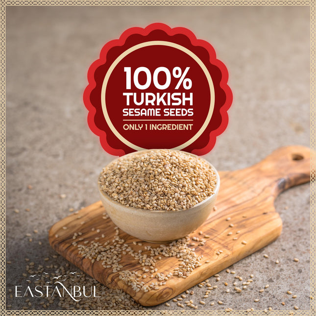 Eastanbul Tahini, 1.1lb, Tahini for Dubai Chocolate, Tahin Paste for Hummus, Tahina Sauce, Tahin Cream, Perfect in Dressing, Halvah, Hummus, Dubai Chocolate Pistachio, Vegan
