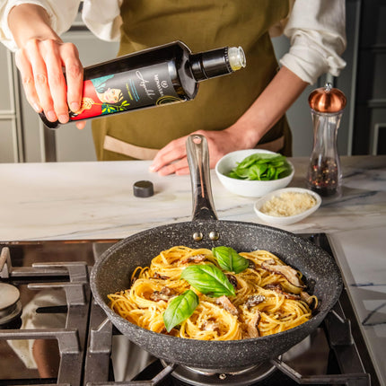 NVG NOVAVERA Ayvalik High Polyphenol Rich Olive Oil, Delicate &amp; Fruity With Fresh Notes of Green Apple, Evoo World Ranking Top 5, Low Acidity, Early Harvest, Cold Pressed, 16.9 oz