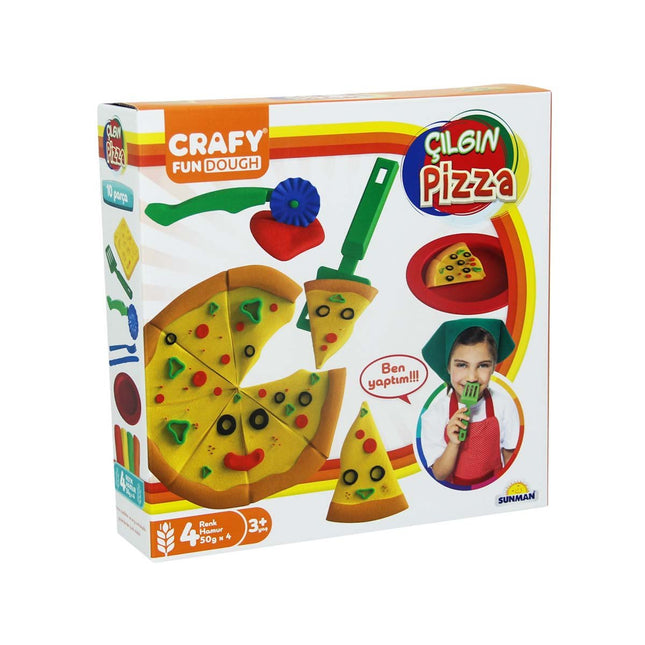 Fun Dough Crazy Pizza Play Dough Set 200 gr