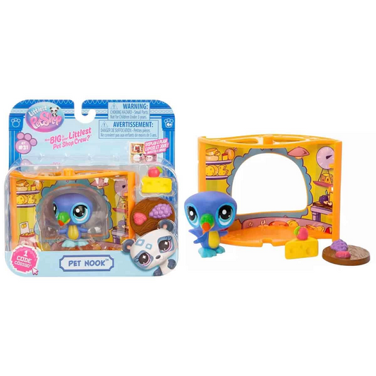 Littlest Pet Shop Pets and Themed Play Corner