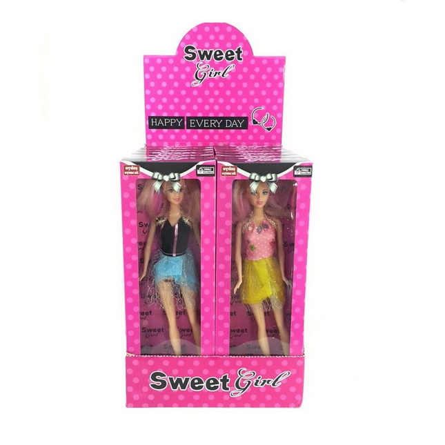 Oydaş Sweet Girl Doll in 12-Pack Stand